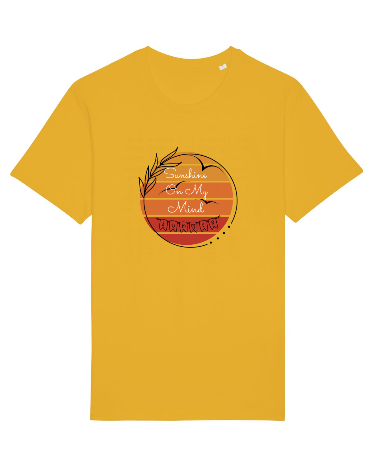 Tricou mânecă scurtă Unisex Rocker Spectra Yellow