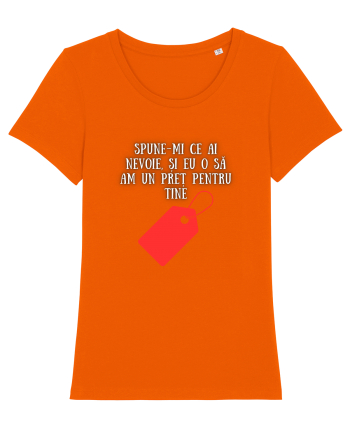 SPUNE-MI CE AI NEVOIE! Bright Orange