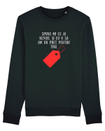 SPUNE-MI CE AI NEVOIE! Bluză mânecă lungă Unisex Rise