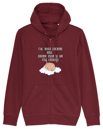 FAC DOUĂ LUCRURI BINE. Burgundy