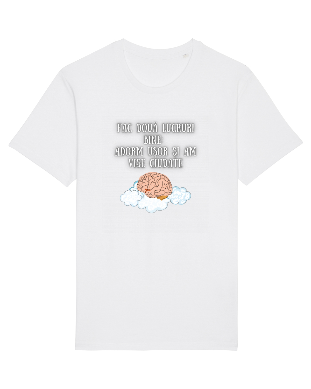Tricou mânecă scurtă Unisex Rocker White