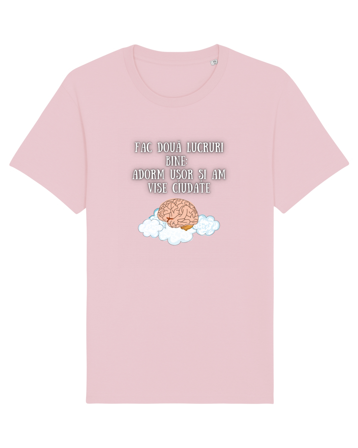Tricou mânecă scurtă Unisex Rocker Cotton Pink