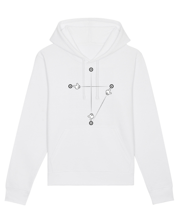 Crucea catolica - fundal deschis White