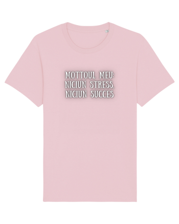 MOTTOUL MEU : STRESS + SUCCES Cotton Pink