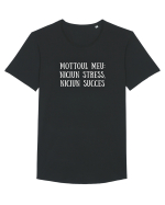 MOTTOUL MEU : STRESS + SUCCES Tricou mânecă scurtă guler larg Bărbat Skater
