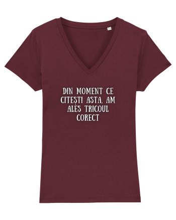 AM ALES TRICOUL CORECT Burgundy