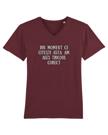 AM ALES TRICOUL CORECT Burgundy