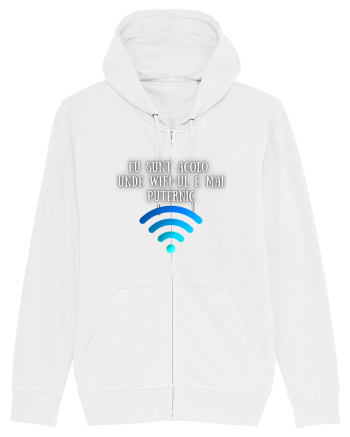 EU SUNT ACOLO UNDE WIFI E PUTERNIC White