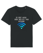 EU SUNT ACOLO UNDE WIFI E PUTERNIC Tricou mânecă scurtă Unisex Rocker