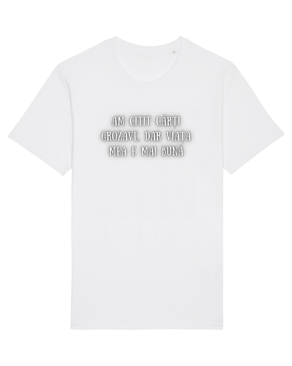 Tricou mânecă scurtă Unisex Rocker White