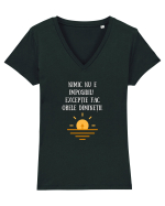 NIMIC NU E IMPOSIBIL! Tricou mânecă scurtă guler V Damă Evoker