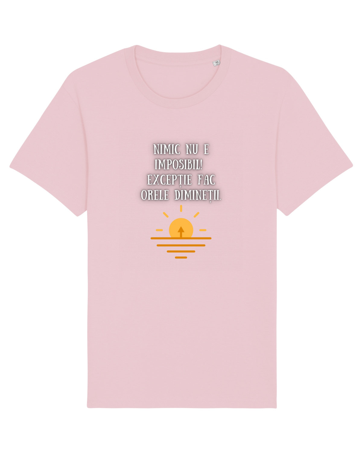 Tricou mânecă scurtă Unisex Rocker Cotton Pink