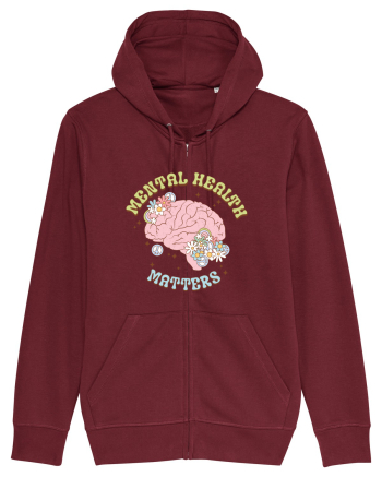 MENTAL HEALTH MATTERS Burgundy