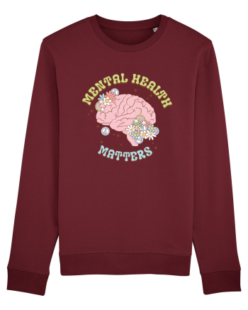 MENTAL HEALTH MATTERS Burgundy