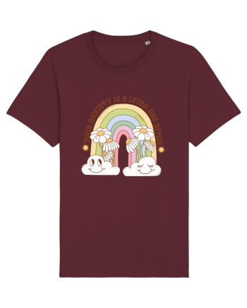YOUR ANXIETY IS A LYING ASS BITCH Burgundy