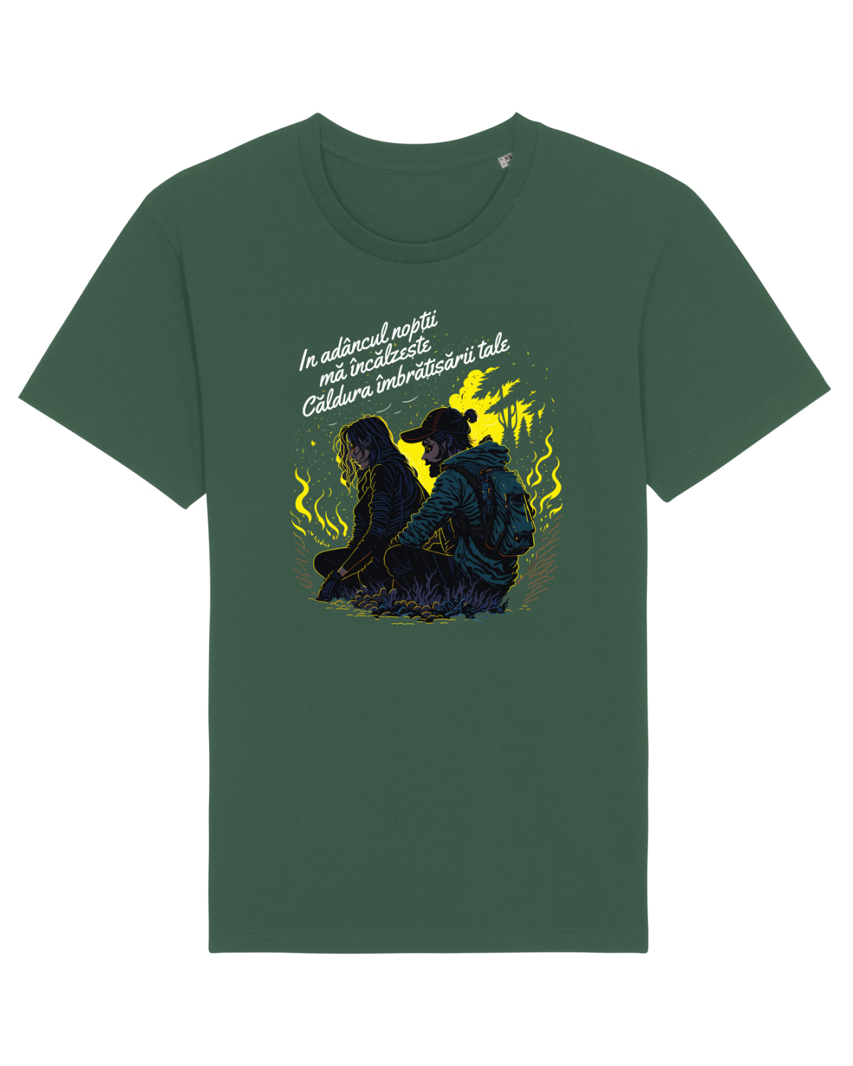 Tricou mânecă scurtă Unisex Rocker Bottle Green