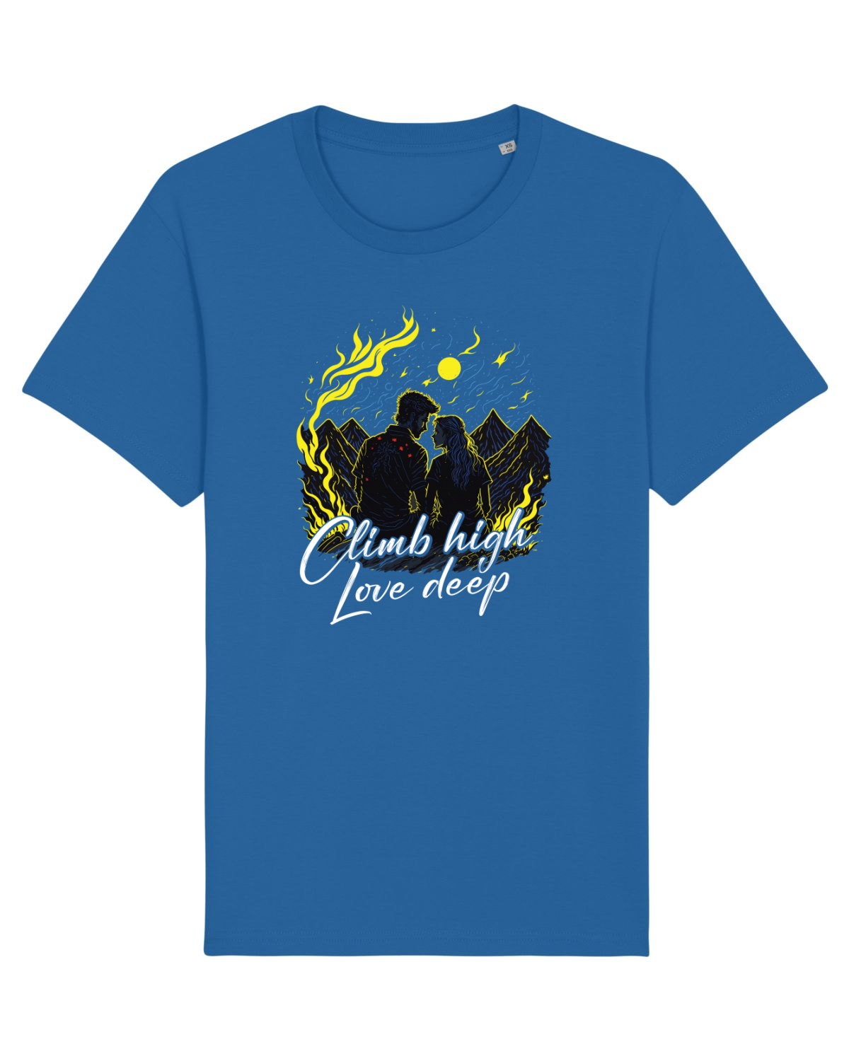 Tricou mânecă scurtă Unisex Rocker Royal Blue