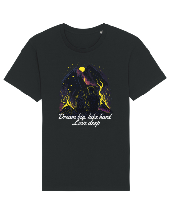 pt montaniarzii îndrăgostiți - Dream big, hike hard, love deep Black