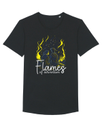 pt montaniarzii îndrăgostiți - Flames of adventure Tricou mânecă scurtă guler larg Bărbat Skater