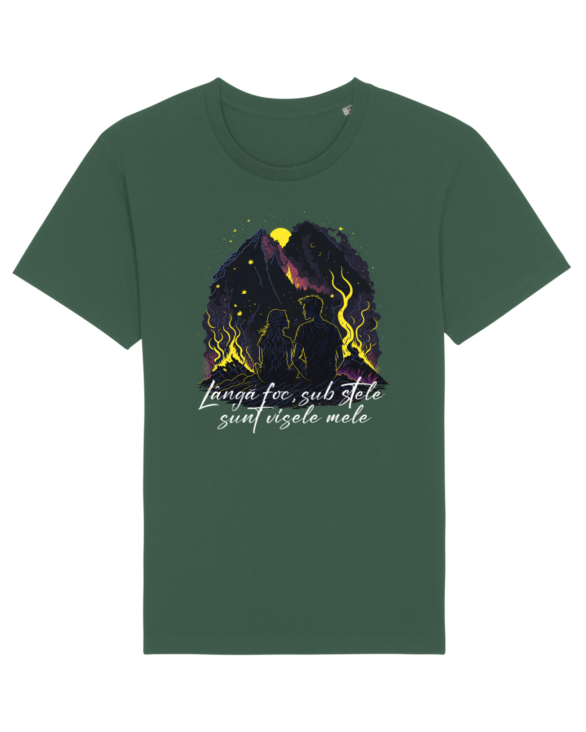 Tricou mânecă scurtă Unisex Rocker Bottle Green