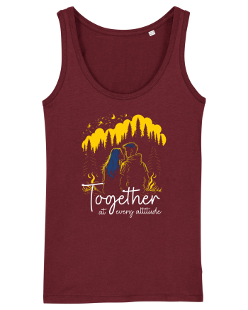 pt montaniarzii îndrăgostiți - Together at every altitude Burgundy