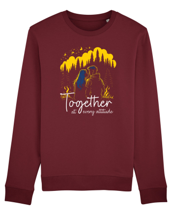pt montaniarzii îndrăgostiți - Together at every altitude Burgundy
