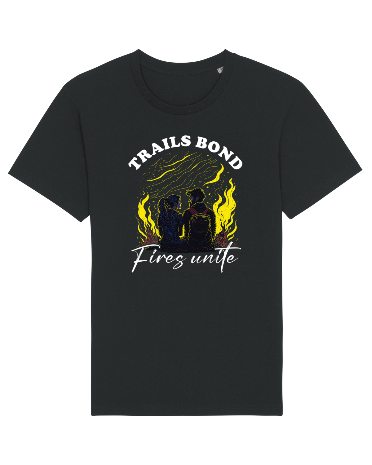 Tricou mânecă scurtă Unisex Rocker Black