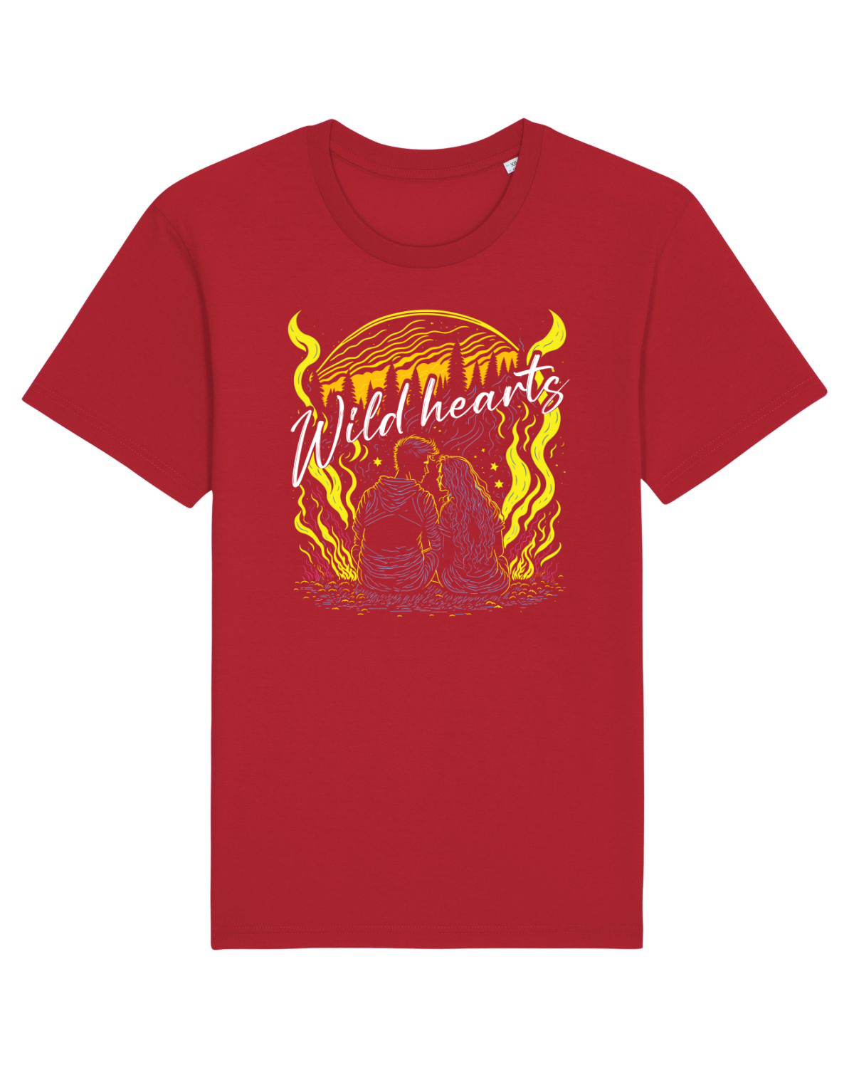 Tricou mânecă scurtă Unisex Rocker Red
