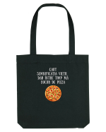 CAUT SEMNIFICAȚIA VIEȚII - PIZZA Sacoșă textilă