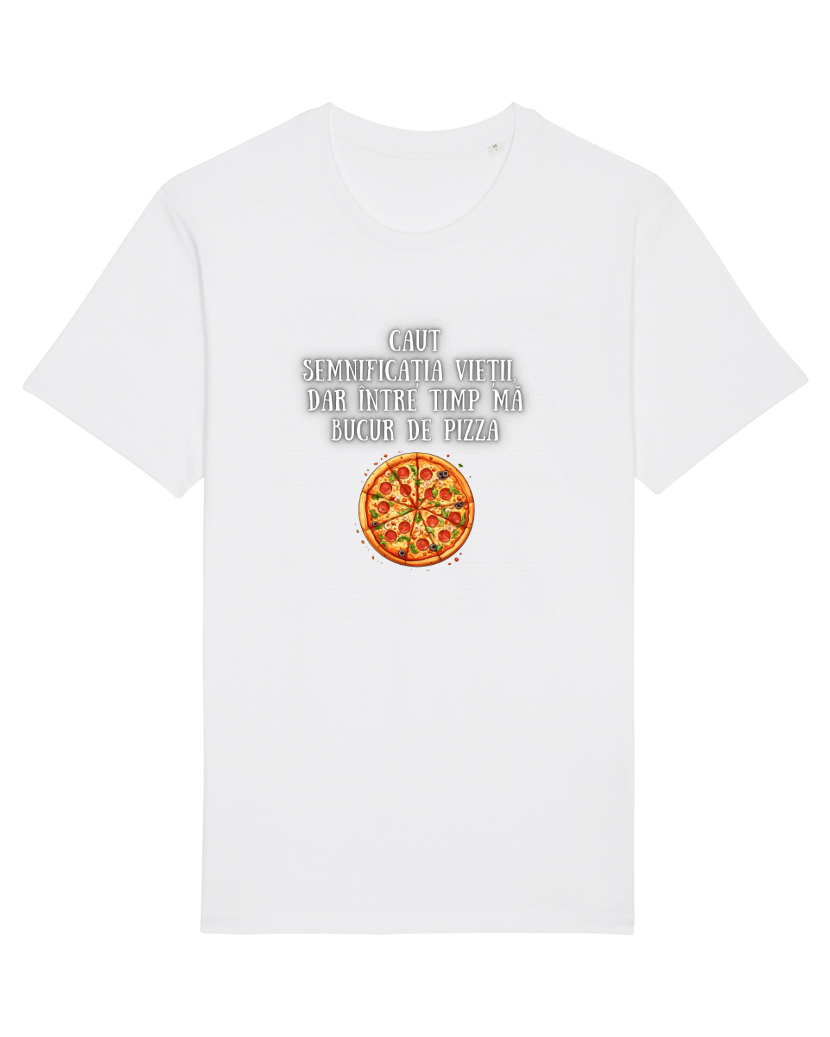 Tricou mânecă scurtă Unisex Rocker White