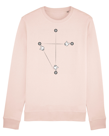 Crucea ortodoxa - fundal deschis Candy Pink