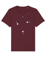 Crucea ortodoxa - fundal deschis Tricou mânecă scurtă Unisex Rocker