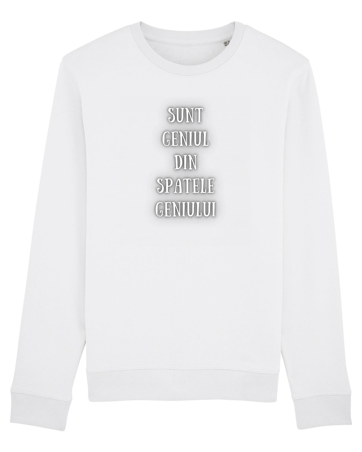 Bluză mânecă lungă Unisex Rise White