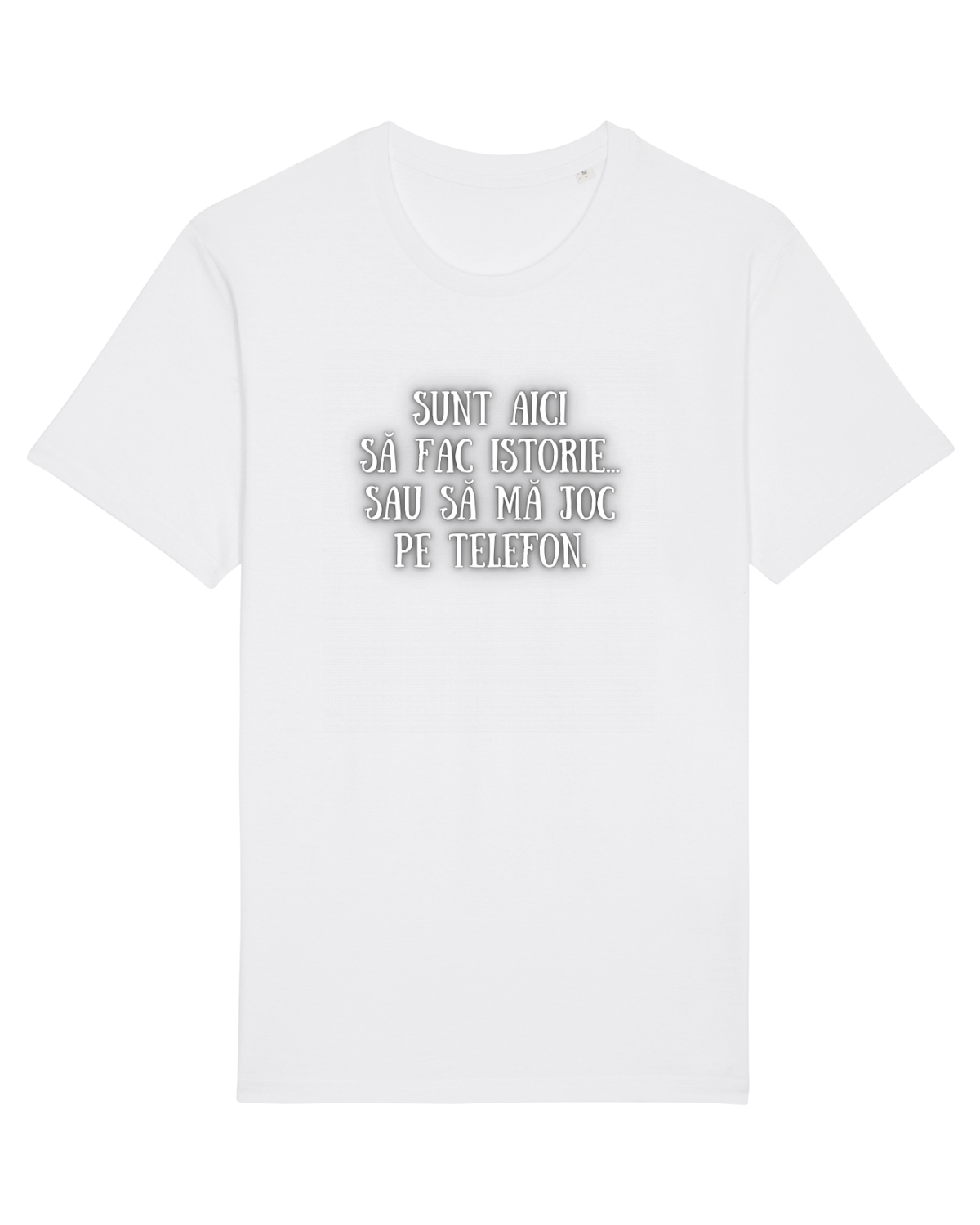 Tricou mânecă scurtă Unisex Rocker White