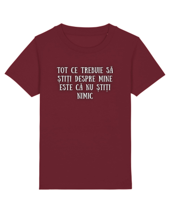 TOT CE TREBUIE SĂ ȘTIȚI Burgundy