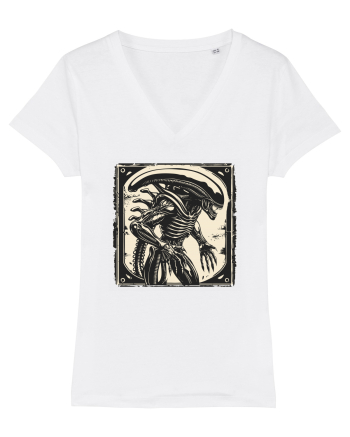  Alien Skeleton -  Sci-Fi Original | Design Unic White