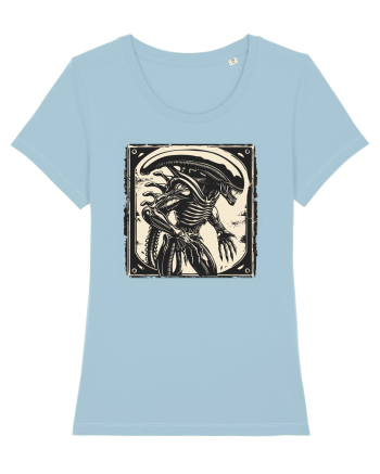  Alien Skeleton -  Sci-Fi Original | Design Unic Sky Blue