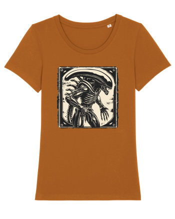  Alien Skeleton -  Sci-Fi Original | Design Unic Roasted Orange