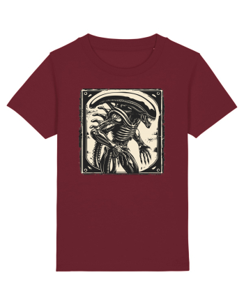  Alien Skeleton -  Sci-Fi Original | Design Unic Burgundy