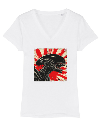  Alien Skeleton -  Sci-Fi Original  White