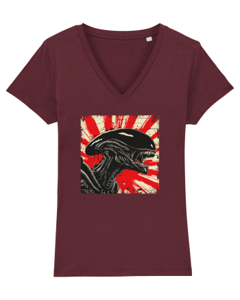  Alien Skeleton -  Sci-Fi Original  Burgundy