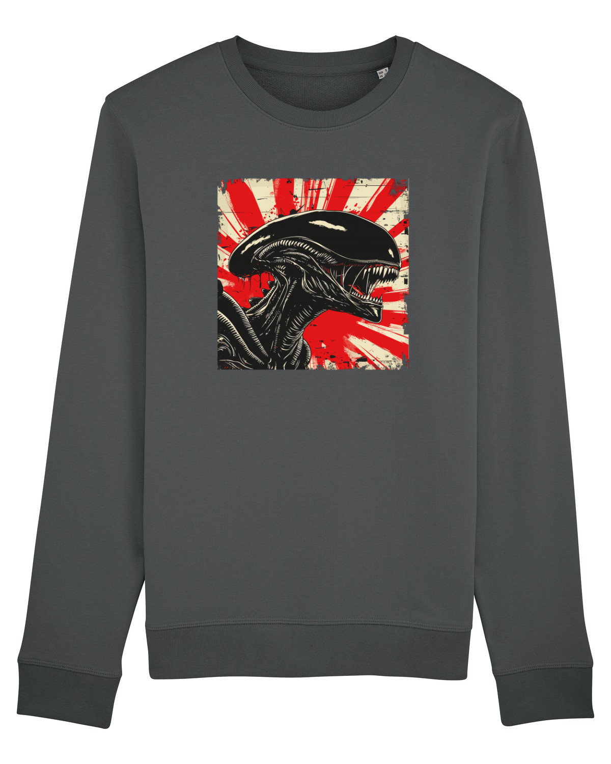 Bluză mânecă lungă Unisex Rise Anthracite