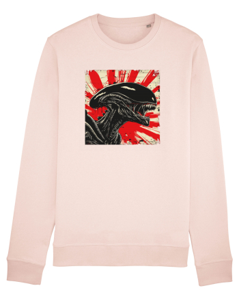  Alien Skeleton -  Sci-Fi Original  Bluză mânecă lungă Unisex Rise