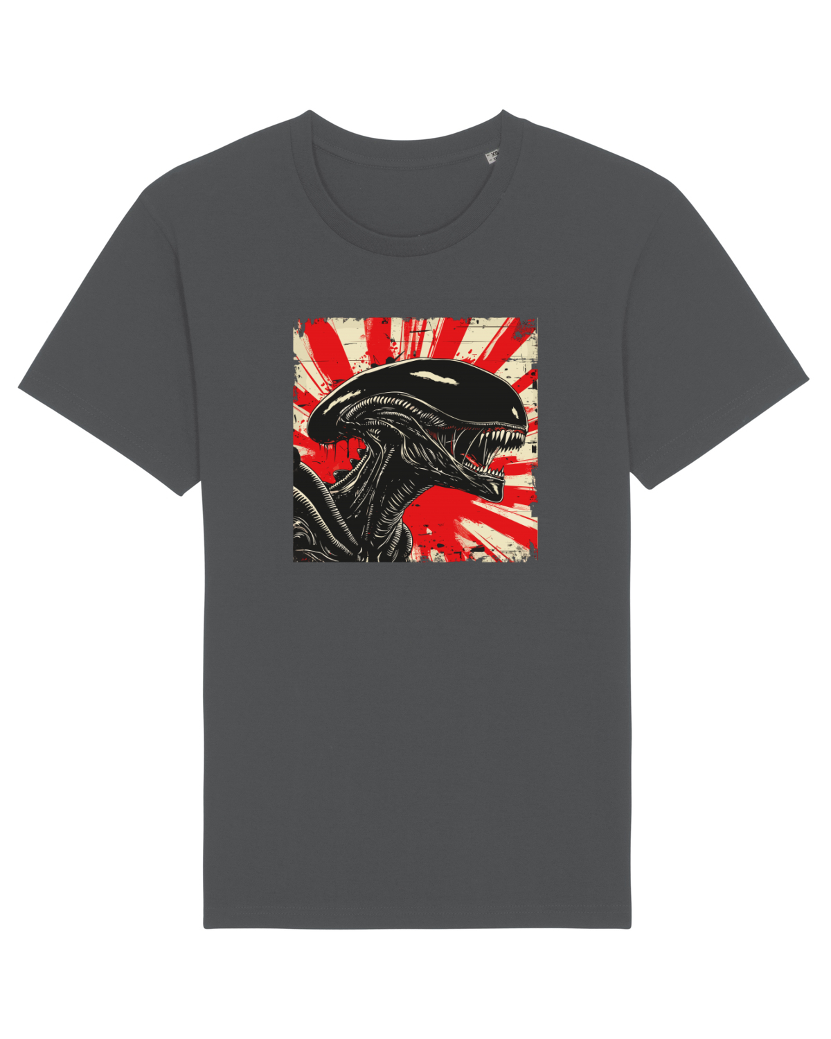 Tricou mânecă scurtă Unisex Rocker Anthracite