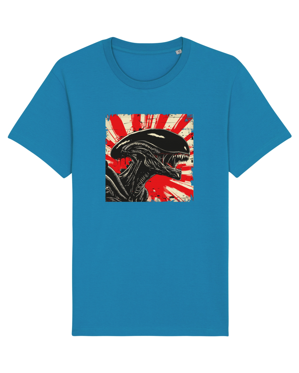 Tricou mânecă scurtă Unisex Rocker Azur