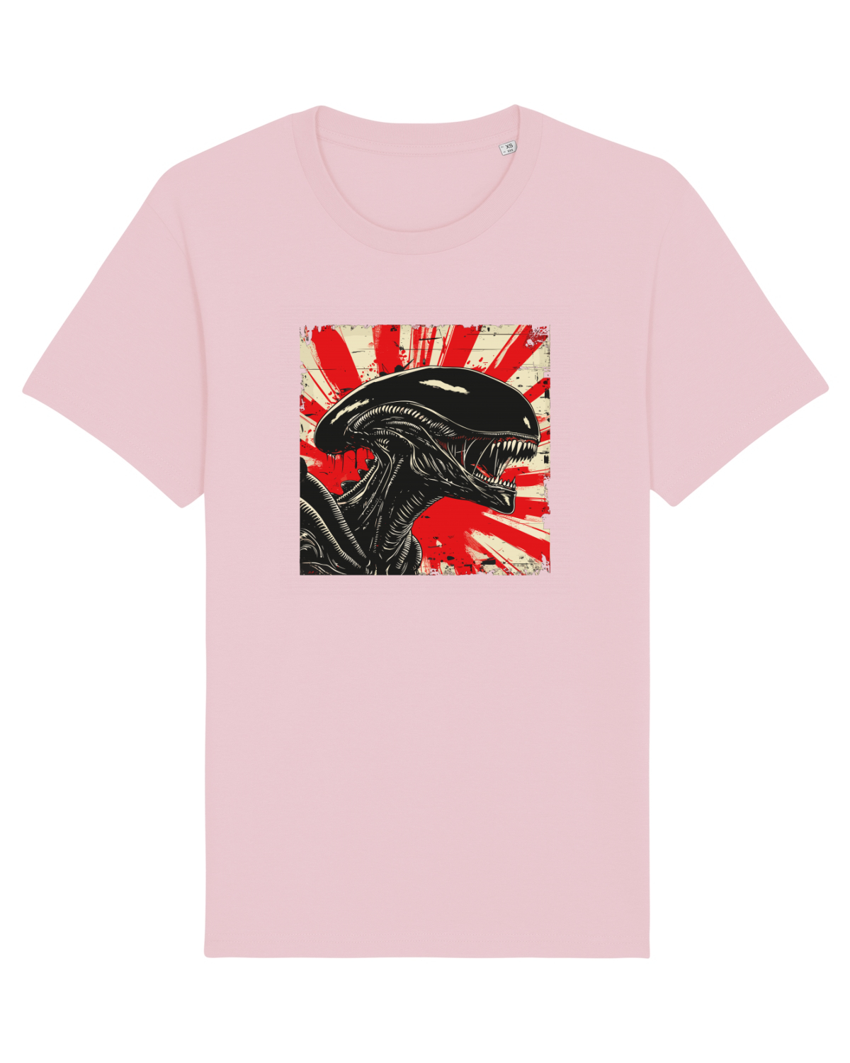 Tricou mânecă scurtă Unisex Rocker Cotton Pink