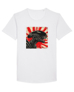  Alien Skeleton -  Sci-Fi Original  Tricou mânecă scurtă guler larg Bărbat Skater