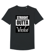 Direct din Vaslui Tricou mânecă scurtă guler larg Bărbat Skater