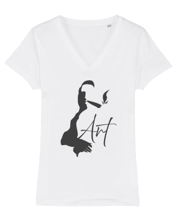 Smoking Art White