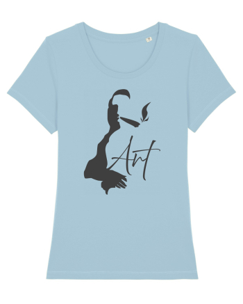 Smoking Art Sky Blue